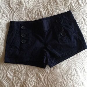 Express Navy Blue Shorts